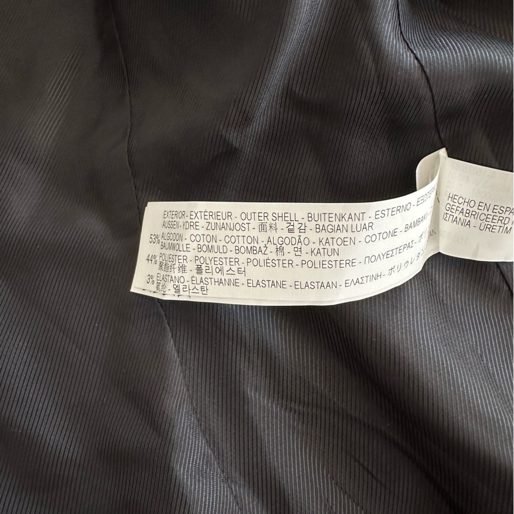 Zara Basic Fitted Blazer - image 8